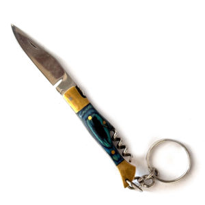 มีดพับใบมีดเหล็กดามัสกัสขนาดเล็กพกพาสะดวก ดีไซน์น้ำหนักเบาปรับแต่งได้ ขายดี - Product Image 5