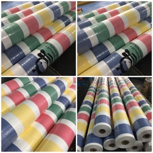 Bâche PE enduite imperméable pour extérieur 100g 115g 130g 150g Rouge Blanc et Bleu Fournisseur - Product Image 4