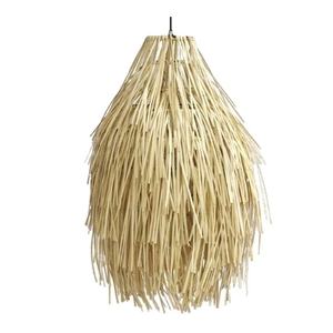 Lampe en paille tressée à la main, 100% naturelle, en jonc de mer, luminaire décoratif d'intérieur, très bas prix, livraison gratuite - Product Image 1