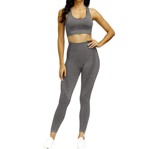 Conjuntos de Yoga para Mujer, Transpirables y Ligeros, Talla Grande XXL, Logotipo Personalizado en la Cintura, para Gimnasio, Precio al por Mayor, Más Vendidos - Product Image 1