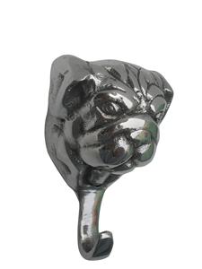 Crochet mural en aluminium pour chien taureau Robe Figurine sur le thème des animaux Crochet mural en métal Technique de coulée - Product Image 4