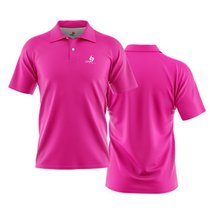 Camisetas Polo Casuales para Hombre, Antiarrugas, con Logotipo Frontal, Manga Corta, Tejido de Punto de Poliéster/Algodón, con Transferencia de Calor Personalizada - Product Image 3