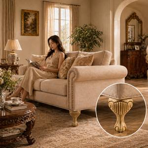 Luxury Decorative Metal Furniture <b>Legs</b> Set Gold <b>Sofa</b> Cabinet Feet Zinc Alloy Hardware High Quality Manufacturer Wholesale - Product Image 4