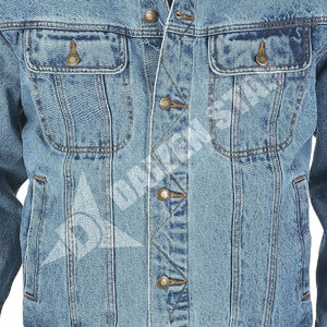 Men's Classic Denim Jacket Regular Fit Acid Wash Stonewashed Eco-Friendly Cotton Button Closure Casual Streetwear Vintage Formal - Product Image 5