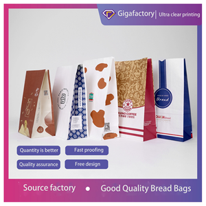 Wholesale Customized Square Bottom Bag Snack Take Out Burger Fries Food Grade <b>Packaging</b> Premium Sample Durable <b>Design</b> - Product Image 4