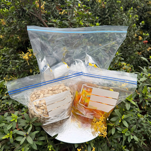 Bolsas con doble cremallera y diseños impresos, fáciles de usar, se pueden utilizar para escribir fechas, cierres de cremallera seguros, reutilizables muchas veces. - Product Image 2