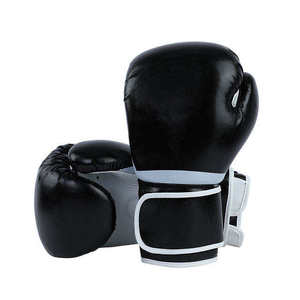 Gants de boxe en cuir PU blanc avec fermeture à lacets, gants d'entraînement de boxe durables pour adultes, personnalisables - Product Image 6