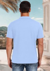 Camisas Antiarrugas 100% Algodón OEM para Hombre con Bordado Personalizado, Tela de 200g, Estilo Casual - Fabricante Mayorista - Product Image 3