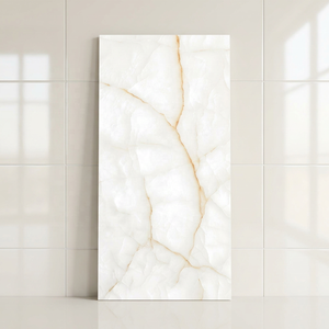 Échantillon Gratuit Oscar Bianco – Carrelage de Sol en Porcelaine Poli Brillant 60x120 Effet Marbre Noir Doré à Motifs Floraux pour Salle de Bain (Type Brique Réfractaire) - Product Image 4