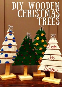 Décoration de Noël en bois, motif flocon de neige, artisanat écologique, style moderne, centre de table fait main - Product Image 4