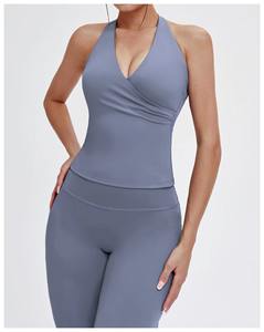 Camiseta Corta de Doble Capa de Secado Rápido para Mujer, Personalizada al por Mayor, Transpirable, de Manga Corta, Informal, para Uso Diario - Product Image 3