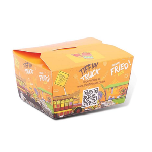 Custom Disposable Paper Food Box | Salad Fruit Packaging <b>Container</b> Eco Friendly <b>Takeaway</b> Food Packing Box Custom Logo Wholesale - Product Image 4