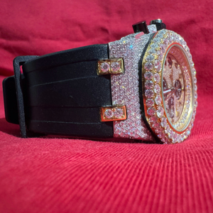 Reloj de Lujo al por Mayor de Cuarzo, Estilo Hip-hop, de Negocios, Antiguo, de Acero Inoxidable para Hombre, con Moissanita VVS, Deportivo, con Cristal y Puntero - Product Image 1