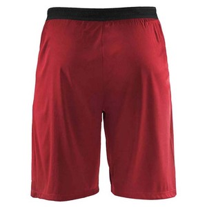 <b>Men's</b> <b>Red</b> Solid Color Quick Dry Bermuda <b>Shorts</b> Mid Waist Elastic Closure Casual Sport Wear - Product Image 2