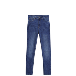 Jean en denim léger coupe slim classique pour homme, en coton extensible, style streetwear décontracté, taille mi-haute, jambe fuselée, séchage rapide, respirant - Product Image 2