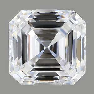 Diamant de laboratoire de haute qualité 1-8 carats, taille Asscher excellente, couleurs D E F G H, clarté certifiée IGI, CVD, pour bijoux en or. - Product Image 1