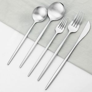 Juego de Cubiertos de Acero Inoxidable Negro y Dorado de Lujo, Juego de Cubiertos Modernos, Cuchara, Tenedor, Cuchillo, Juego de Vajilla para Mesa de Comedor - Product Image 1