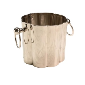 Seau à glace écologique pour champagne vin bière refroidisseur de bouteille seau de stockage pour la maison bar restaurant hôtel refroidisseur bac à boisson glacée - Product Image 1