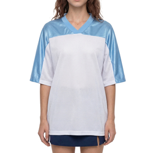 เสื้อเจอร์ซีย์อเมริกันฟุตบอลสไตล์สปอร์ตเสื้อซ้อมฟุตบอลสีตัดกันก่อสร้างระดับพรีเมียม - Product Image 6