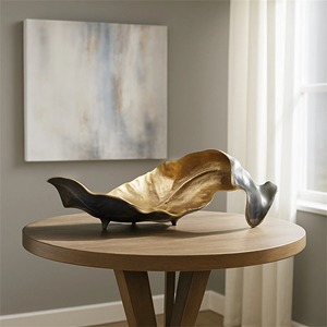 Decorative Modern Handmade Metal Decorative Bowl Polished Gold and Silver Finish Artistic Design for Home Decorating - Product Image 1