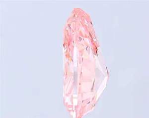Diamante de laboratorio rosa elegante de 8 quilates con forma de pera, claridad VS2, materiales de gemas sintéticas sueltas para engastes de anillos de compromiso personalizados - Product Image 1