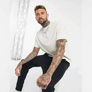 T-shirt Homme Oversize Respirant en Jersey 100% Coton Lourd 240 GSM avec Coupe Boxy Décontractée et Col Rond – Collection High Street - Product Image 4