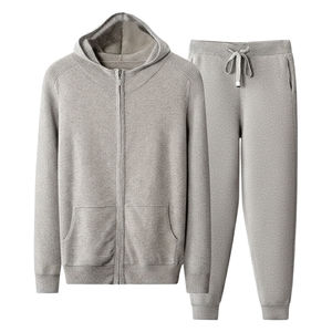 Conjuntos Deportivos de Forro Polar para Hombre, Sudaderas Gruesas de Marca, Conjuntos Deportivos Casuales de Invierno, Pantalones y Sudadera para Hombre, Traje Deportivo de Invierno - Product Image 3