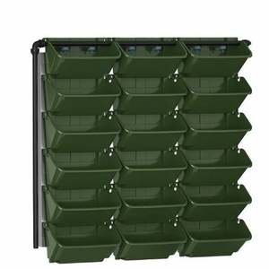 Pioneera MP-010 Support mural moderne et durable en fer chromé léger, à double crochet détachable, pour pot de fleurs de jardin suspendu - Product Image 1