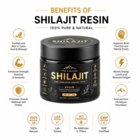 Résine de Shilajit Pur de l'Himalaya 15g, 82%+ d'acide fulvique et de minéraux traces |   Shilajit testé en laboratoire pour soutenir la force, la puissance et l'endurance