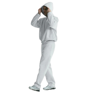 Sweat-shirt à capuche gris pour homme Pak Muntaha, coupe ample, vêtements décontractés, automne, tricoté en polaire, 100% coton - Product Image 2