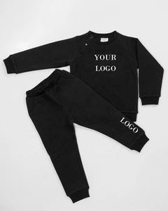 Wholesale Children's Winter Clothing <b>Set</b> Fleece Pullover <b>Sweater</b> Jogging Pants Unisex Kids Tracksuit - Product Image 1