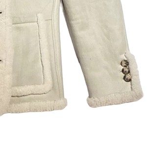 Premium Genuine Leather <b>Shearling</b> <b>Jacket</b> <b>Men</b> Warm Fur Lined Aviator Biker Winter Coat Durable Stylish Luxury Outerwear Wear - Product Image 2