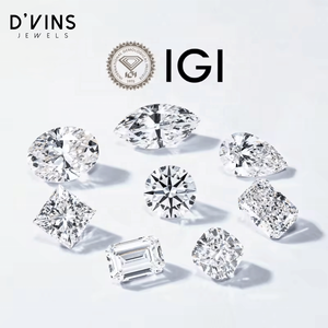 เพชร D'Vins Jewels รูปทรงหัวใจ แบบหลวม เพชรสร้างในห้องปฏิบัติการ ขนาด 0.5 กะรัต 0.8 กะรัต 1 กะรัต สี D สำหรับทำเครื่องประดับ - Product Image 3