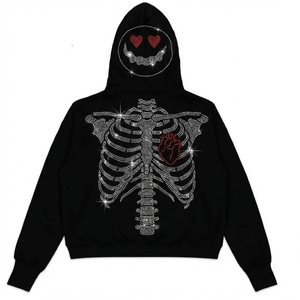 Sweat-shirt à capuche pour homme avec poche avant et logo, vêtement décontracté d'automne, coupe classique, matière en molleton 100% coton, sweat-shirt OEM - Product Image 1
