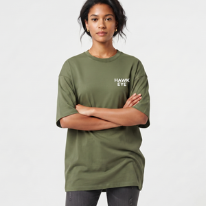 Camiseta de Algodón Oversize de Corte Relajado para Mujer con Hombros Caídos, Estampado Personalizado, Color Liso, Ropa de Moda al por Mayor - Product Image 5