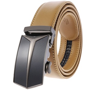 Cinturones de Cuero Genuino Personalizados OEM para Hombre, Cinturones de Vestir Elegantes de Alta Calidad con Diseño Nuevo, Precios al por Mayor con su Logotipo - Product Image 1