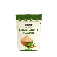Poudre d'extrait de plantes naturelles Ashwagandha Certifié GMP sauvage Utilisation quotidienne Anti-stress Booster de vitalité énergétique Clarté mentale