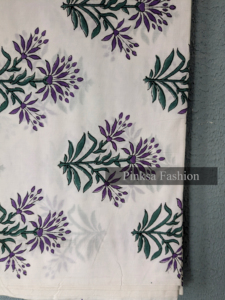 Tela de Algodón Estampada a Mano de Jaipur, Material de Algodón Orgánico Sostenible para Vestidos, Diseños Personalizados para Boutiques - Product Image 6