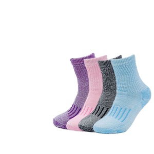 ถุงเท้าขนแกะเมอริโนสำหรับผู้หญิง ฤดูใบไม้ร่วงและฤดูหนาว ถักแบบหนา ลายถักไหมแบบกลับด้าน ยืดหยุ่นได้ดี ถุงเท้ายาวแบบเต็มตัว สำหรับผู้หญิง ขายเป็นชุด - Product Image 2