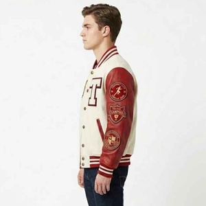 Wholesale Spring OEM Custom Winter Vintage School College <b>Men's</b> <b>Jackets</b> Coat Wool Letterman <b>Bomber</b> Baseball <b>Varsity</b> <b>Jacket</b> <b>Man</b> - Product Image 5