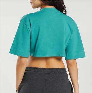 T-shirts courts pour femmes en promotion, service OEM très demandé, dernière arrivée, séchage rapide, best-sellers. - Product Image 2