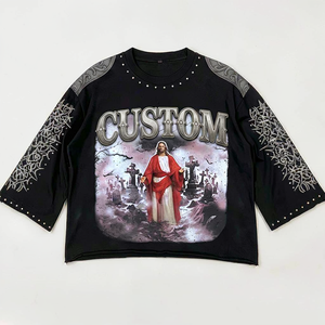 Camiseta Oversize Personalizada con Estampado DTG de Eyre Sports Wear, 100% Algodón Jersey, Estilo Moderno, Hombros Caídos, Manga Corta - Product Image 1
