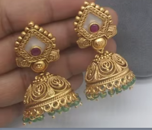 Conjunto de Collar y Aretes de Moissanita Chapados en Oro de la Mejor Calidad para Mujer, para Bodas y Fiestas - Product Image 2