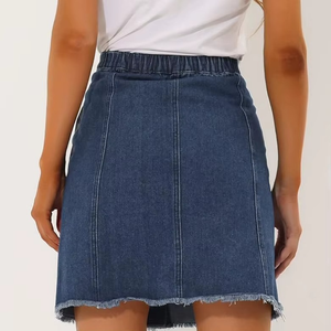 Falda Vaquera Moderna de Alta Calidad para Mujer, Corte Ajustado, Tela Resistente, Estilo Casual y Urbano para Verano - Product Image 2