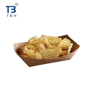 Barquette jetable en papier kraft recyclé de qualité supérieure pour la restauration, les événements et les stands alimentaires – Fournisseur Malaisie - Product Image 2