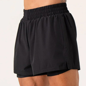 Shorts de sport en tissu respirant de haute qualité pour la vente en ligne, service OEM, vêtements de fitness pour hommes, shorts de sport à faible MOQ - Product Image 3