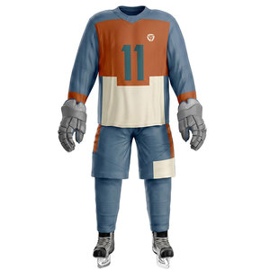 Uniforme de hockey sur glace haut de gamme, tissu durable et confortable, design léger, maillot et pantalon pour l'entraînement, la pratique et les matchs - Product Image 1