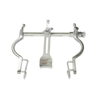Retractor Abdominal Manual de Alta Calidad con Cuchillas Laterales Sólidas de Acero Inoxidable, Instrumento Quirúrgico Autoclavable, Certificado CE - Product Image 1