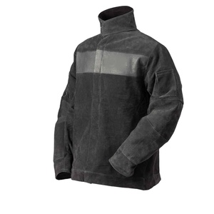 แจ็กเก็ตเครื่องเชื่อมแบบปลอดภัยเสื้อแจ็กเก็ตหนังวัวแยกสำหรับเสื้อผ้าเพื่อความปลอดภัยในการผลิต - Product Image 1