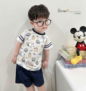 Ensemble de vêtements pour enfants de qualité supérieure, t-shirts et shorts imprimés pour garçons, vêtements de maison et d'école, ensembles de vêtements pour tout-petits - Product Image 3